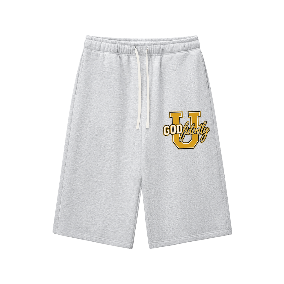 GODfidentlyU Signature Three-Quarter Sweatpants