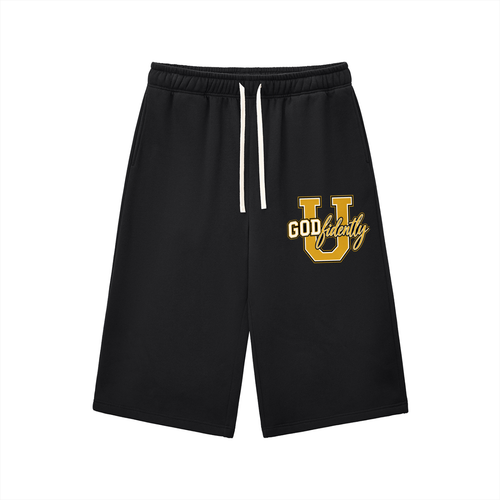 GODfidentlyU Signature Three-Quarter Sweatpants