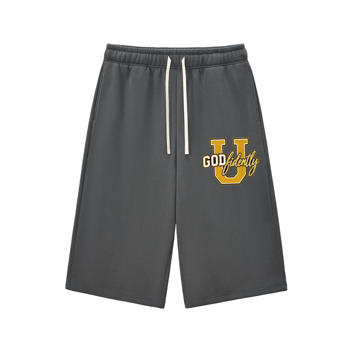 GODfidentlyU Signature Three-Quarter Sweatpants