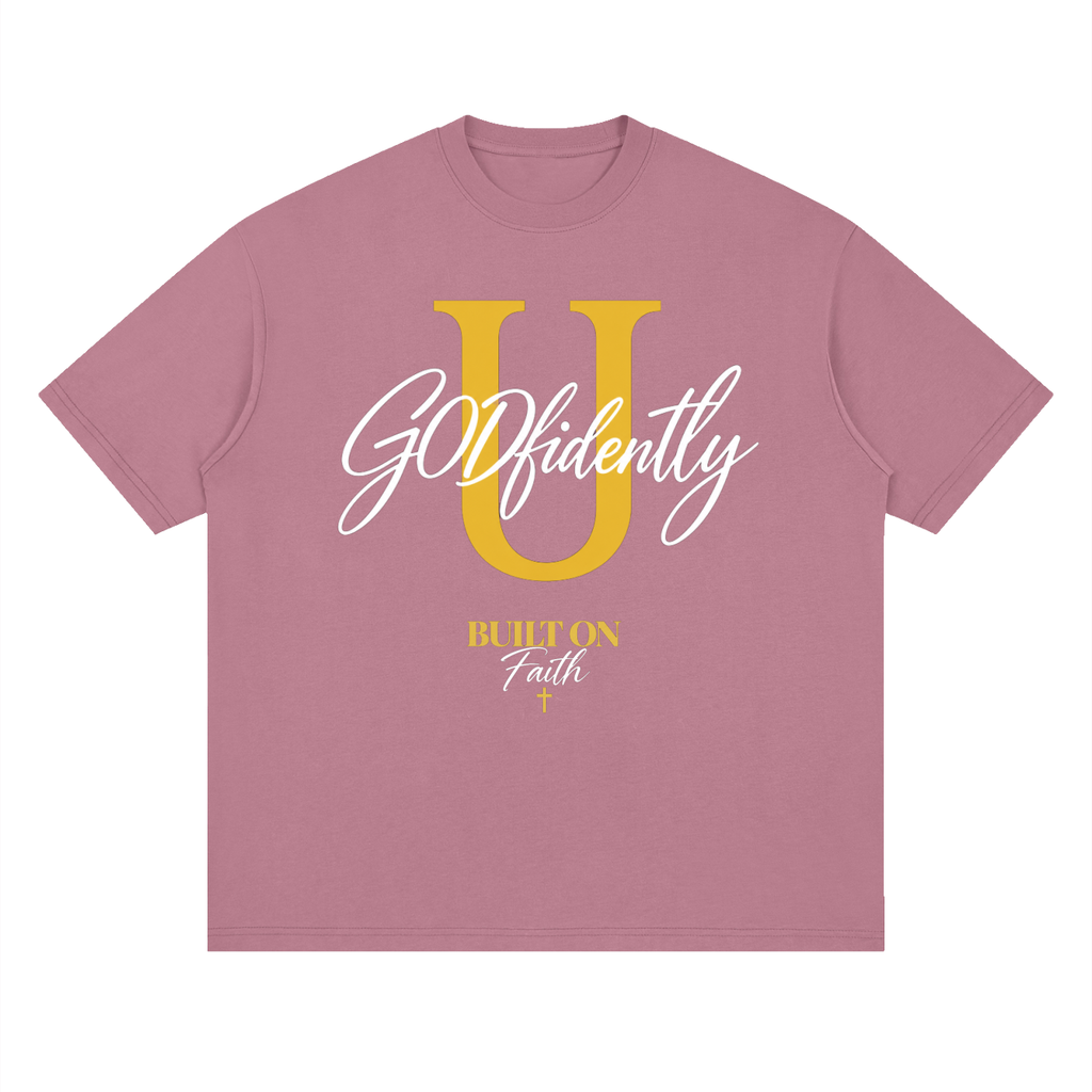 GODfidentlyU Signature Tee — Built on Faith