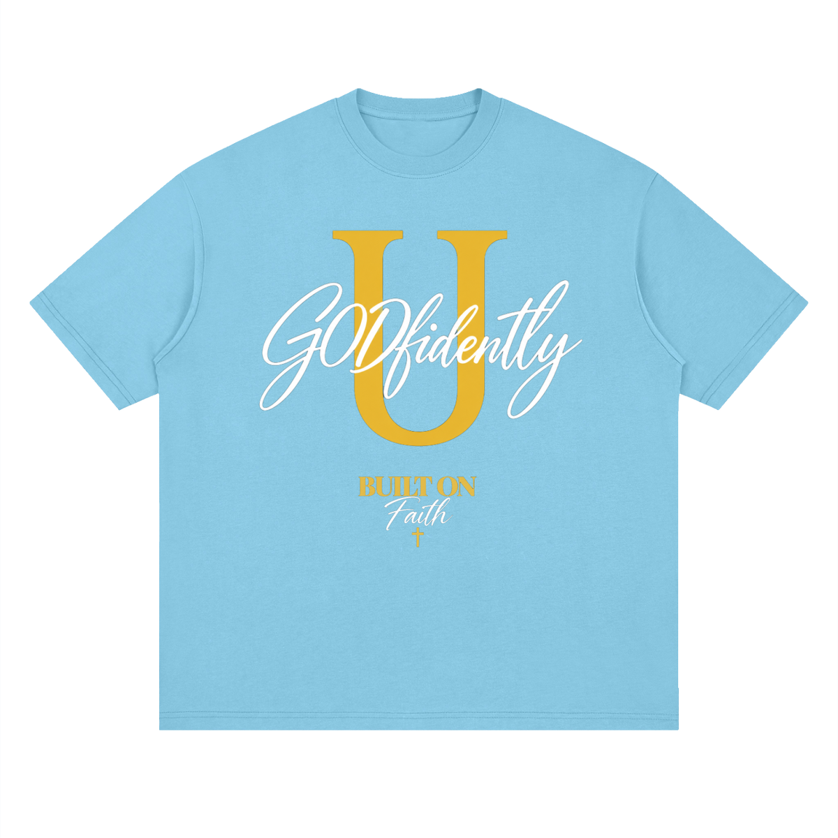 GODfidentlyU Signature Tee — Built on Faith
