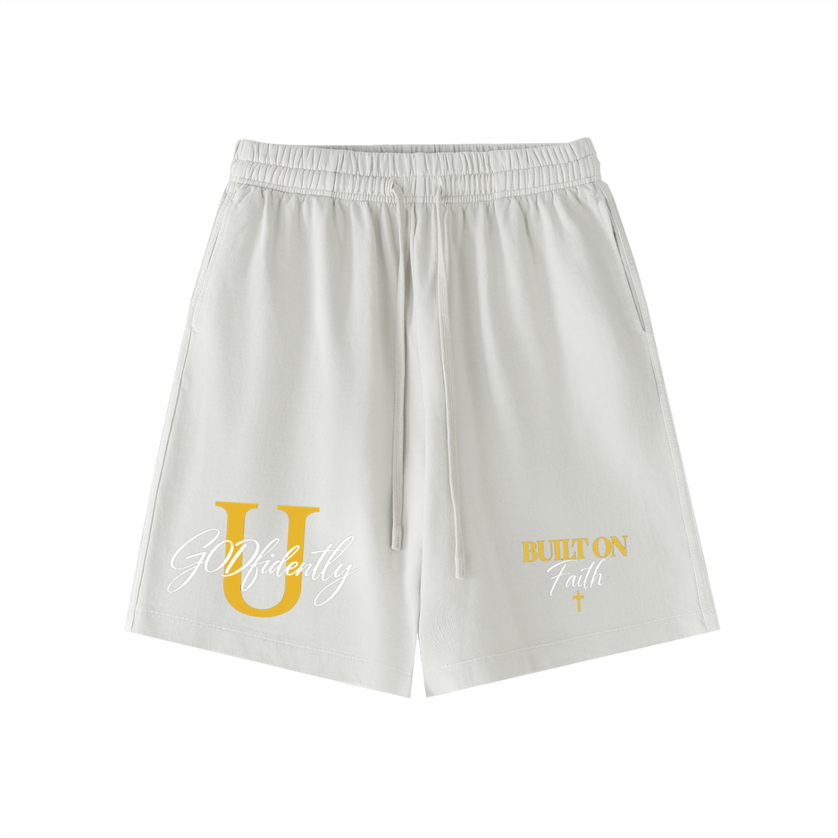 GODfidentlyU Signature Vintage Wash Shorts